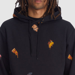 <b>mens</b> <b>hoodie</b> <b>hoodie</b> <b>for</b> <b>men</b> <b>black</b> pullover streetwear printed graphic fleece casual winter fashion oversized hooded sweatshirt - Product Image 4