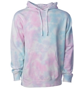 Sweat-shirt à capuche pour homme STANCO, tendance, en molleton coton/polyester respirant, coupe classique, 350g, tie-dye, logo personnalisé sur le devant - Product Image 1
