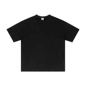 เสื้อยืดคอตตอน 100% หนัก 220 กรัม ทรงหลวม ใส่ได้ทั้งชายและหญิง สกรีนโลโก้ได้ ลายกราฟิกคุณภาพสูง - Product Image 4