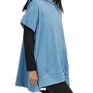 2025 Trending <b>Womens</b> Loose <b>Sweatshirts</b> Casual <b>Long</b> Sleeve Crewneck Pullover Tops Hooded with Front Logo Factory Wholesale Rate - Product Image 5