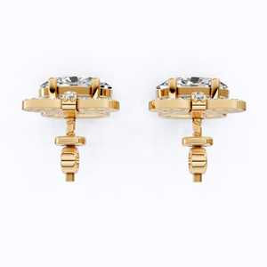 Pendientes de Diamante Cultivado en Laboratorio con Corte Ovalado, 1.50 CT, Perla, Chapado en Rodio de 14K, Certificado IGI, Joyería Fina de Lujo, Regalo, BRILLIANT - Product Image 5