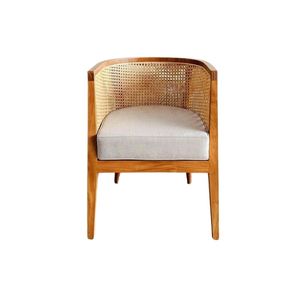 Teak Wood Furniture with Rattan Combination and Soft Foam Seat, <b>Living</b> <b>Room</b> <b>Chairs</b> for Sale at Wholesale Prices - Product Image 6