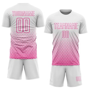 Camisetas de Fútbol Sublimadas Personalizadas Baratas de Francia, Camisetas de Fútbol con Logotipo Personalizado, Uniformes Completos para Equipos, Poliéster de Secado Rápido Plus - Product Image 1