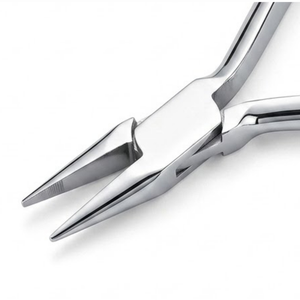Precision Chain Nose Pliers Stainless Steel Tapered Tip Jewelry Making Tools for DIY <b>Crafting</b> Beading <b>Wire</b> Looping - Product Image 2