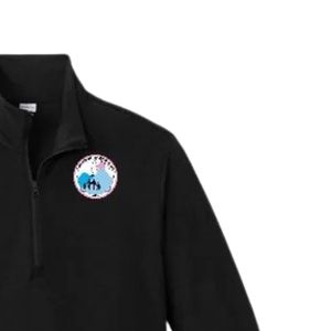 Sweat-shirt à col zippé léger noir pour homme Jack and Jill, décontracté, athlétique, respirant, pour un usage quotidien - Product Image 4