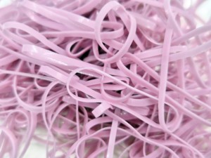 Élastiques à cheveux TIETYP, bandeaux en caoutchouc élastique, couleur unie, minimaliste, moderne, usage quotidien, pour femmes, emballage en carton, fabriqué en Corée - Product Image 5