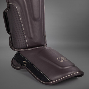 Protections de tibias professionnelles de Muay Thai avec logo personnalisé, équipement de protection pour l'entraînement, vente en gros - Product Image 4