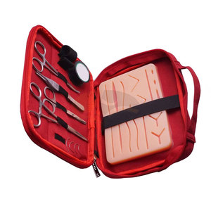 Kit d'entraînement à la suture en acier inoxydable personnalisable de haute qualité, instruments chirurgicaux manuels conformes MOL pour étudiants en médecine - Product Image 2