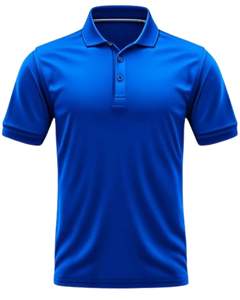 Polo homme personnalisé bleu roi à manches courtes en tissu respirant, décontracté, pour le golf, doux et confortable, fabrication OEM sur mesure - Product Image 1