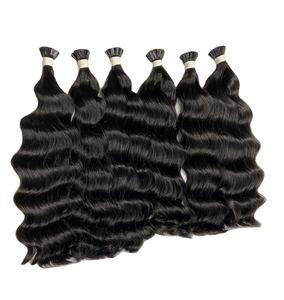 Tip Hair 100% Extensions de cheveux humains vietnamiens sans cuticule chimique alignée tissage de cheveux bonne garantie de service pour les femmes noires - Product Image 5