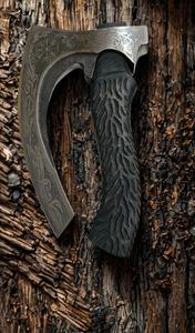 STEEL CRAFT INTERNATIONAL Hand-Forged Carbon Steel Flat Backed Hammer <b>Axe</b> 18" Ash Wood <b>Handle</b> DIY Grade ODM 1 1 Year Warranty - Product Image 2