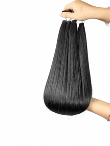 Cheveux humains bruts 100 % vietnamiens en gros, noirs naturels, lisses et soyeux, double épaisseur, pour tresses et extensions - Product Image 6