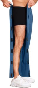 กางเกงผู้ป่วยแบบปรับได้พร้อมกระดุมด้านข้าง ช่วยให้สวมใส่ง่าย กางเกงทางการแพทย์ - Product Image 2