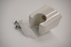 White Modern Design ABS Plastic Wall-Mounted Handheld <b>Shower</b> Holder Acid & Salt-Proof for Kitchen Toilet Bathroom <b>Accessories</b> - Product Image 3