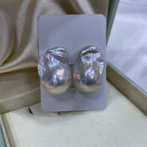 Perles d'eau douce naturelles super baroques, forte luminosité, colorées, pour la fabrication de bijoux créatifs, perles en vrac pour boucles d'oreilles et pendentifs - Product Image 2