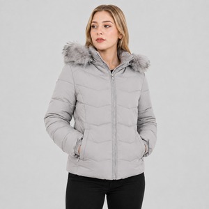 Bubble Jacket Oversized <b>Winter</b> Puffer Coat Warm <b>Quilted</b> Insulated Outerwear Lightweight Hooded Jacket Casual Fashion Women - Product Image 2