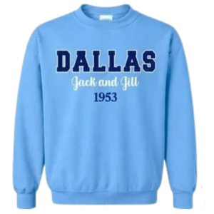 สีฟ้าอ่อนสีชมพูดัลลัส 1953 เสื้อสเวตเตอร์คอกลมแขนยาวเสื้อสวมหัวลำลองเสื้อผ้าแฟชั่นสำหรับผู้ชายผู้หญิงสวมใส่ได้ทุกวัน - Product Image 1