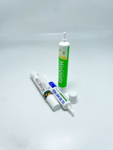 Tubo de plástico PE de alta calidad para envasado multiusos de ungüentos y pasta de dientes para niños, con tapa de rosca variable y color personalizado. - Product Image 1