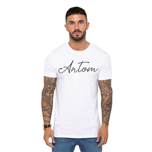 Camiseta de Manga Larga con Dobladillo Curvo, Personalizable, Lisa, con Impresión en la Parte Inferior Redonda, 100% Algodón, Camiseta de Manga Larga para Hombre - Product Image 2