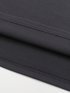 Men's Mock Neck T-Shirt – Black Oversized Streetwear Tee Wholesale <b>Y2K</b> Short Sleeve Casual <b>Top</b> High Quality Cotton Bulk Supplier - Product Image 6