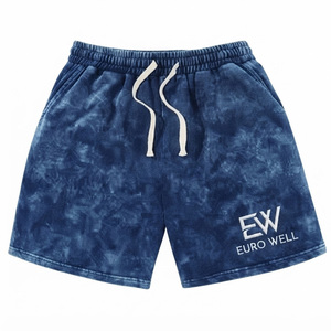 Bulk Custom Vintage Washed Fleece <b>Shorts</b> <b>Men</b> Plain Oversized Heavyweight <b>Sweat</b> <b>Shorts</b> OEM Factory Manufacturer Made <b>Shorts</b> - Product Image 2