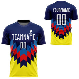 Maillot de football personnalisé en polyester respirant à manches courtes pour adulte, idéal pour l'été et le sport – Vente en gros - Product Image 1