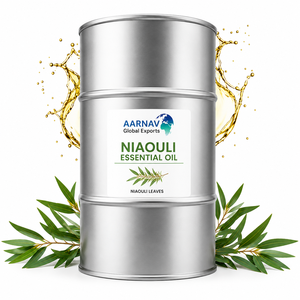 น้ำมันหอมระเหยเมลาลูก้า วิริดิฟลอรา นิอาอูลี บริสุทธิ์ 100% ยี่ห้อ AARNAV สกัดด้วยไอน้ำ ได้รับการรับรองมาตรฐาน GMP ใช้สำหรับฟื้นฟูผิว กระชับผิว และทำสบู่ - Product Image 6