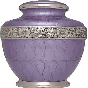 Urne en or de luxe entièrement gravée à la main avec de magnifiques motifs floraux. Un choix majestueux disponible à prix de gros. - Product Image 2