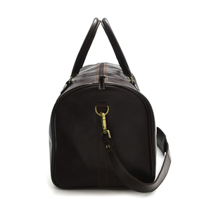Sac de sport vintage en cuir véritable de luxe, décontracté, durable, avec fermeture éclair, pour la gym et l'entraînement - Product Image 3