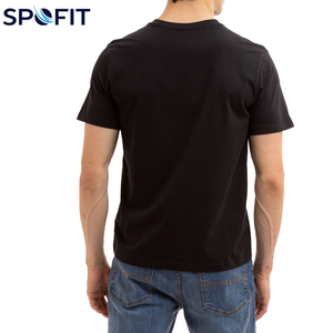 Camiseta de Manga Corta para Hombre, 100% Algodón, de Secado Rápido, Corte Ajustado, con Logotipo Personalizado, al Mejor Precio - Product Image 2