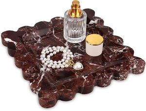 Bandeja de Mármol Clásica Personalizable, Ideal para Servir Té, Café, Aperitivos, Postres y una Presentación Elegante en la Mesa - Product Image 5