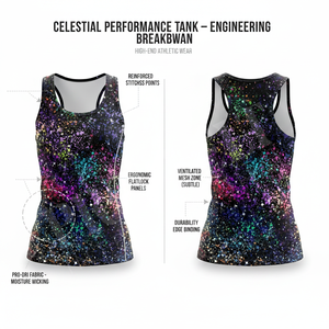 All Season All Over Printed Sublimation Customized Fabric Racerback Athletic Sleeveless Yoga Fitness Loose Fitted Tank Top Women - Product Image 2