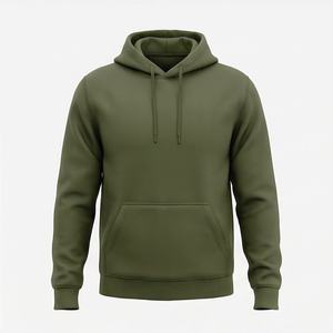 Sweat à capuche homme en coton peigné léger à manches longues, design hiver, imprimé personnalisé, couleur numérique personnalisable, confortable - Product Image 1