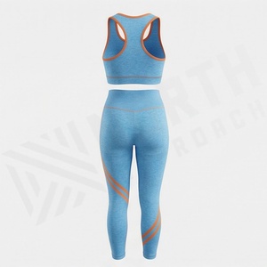 Ropa Deportiva para Mujer, Conjunto de Yoga, Ropa Deportiva sin Costuras de Alta Resistencia Hecha a Medida, Ropa Deportiva para Gimnasio, Prendas de Ejercicio - Product Image 2
