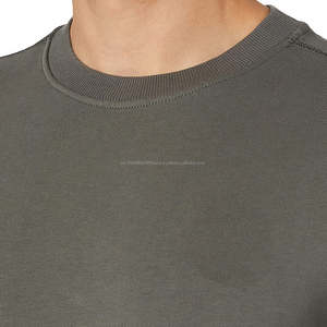 Conjunto de Sudadera de cuello redondo de alta calidad directo del fabricante para hombre, ropa de manga larga, algodón liso para sudaderas con capucha de invierno, envío DDP - Product Image 3