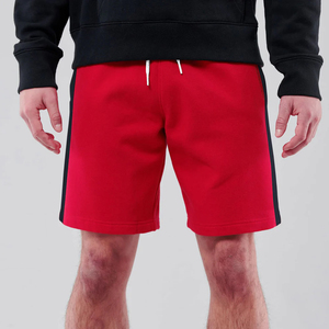 Shorts Bermuda pour Homme Gris Uni avec Cordon de Serrage et Bande Latérale, Séchage Rapide, Tricoté, Décontracté, Taille Mi-Haute - Product Image 5