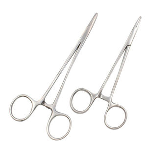 Pinces Kelly courbées pour chirurgie vétérinaire, pinces à verrouillage en acier inoxydable, autoclavables, certifiées CE, INSTRUMENTS - Product Image 2