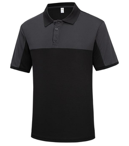 เสื้อเชิ้ตแขนสั้นผู้ชายลำลองสำหรับฤดูร้อน คอวี สีพื้น ผ้าฝ้าย 100% ยับยาก ทรงปกติ เนื้อผ้าเจอร์ซีย์ คุณภาพสูง 220 กรัม - Product Image 2