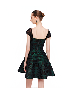 Vestido Teal UNBOUND _ vestido de noche de lujo de alta costura de la marca local vietnamita - Product Image 2