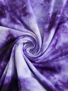 Robe Cami Tie Dye pour femmes, vêtement décontracté tricoté bohème avec appliques de papillons violets, sans bretelles - Product Image 6