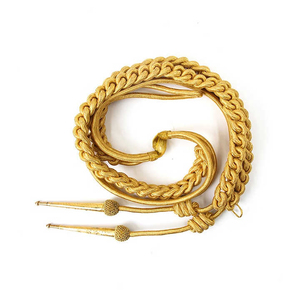 High Quality <b>Polyester</b> Shoulder Ceremonial Top Brand <b>Lanyard</b> Cords Bullion Wire 2026 Made =Uniform Accessory <b>Lanyards</b> - Product Image 5