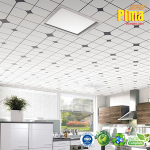 แผ่นฝ้าเพดานพีวีซีพรีเมียมพีมา - ลายกระเบื้องรูปี ทนไฟและกันน้ำ - Product Image 6
