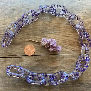 Chaîne à maillons en résine faite à la main de haute qualité pour la décoration murale - Product Image 1