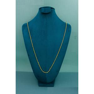 New Latest Long Chain <b>Necklace</b> Gold Plated Trending Attractive Ball Chain <b>Mala</b> New Collection for Women and Girls Wedding Party - Product Image 1