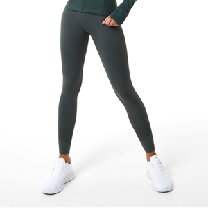 Conjunto de Yoga para Mujer, Ropa Deportiva Femenina, Traje de Fitness para Correr, Reversible, Sólido, Tallas Grandes, 2 Piezas, Cintura Delantera - Product Image 2