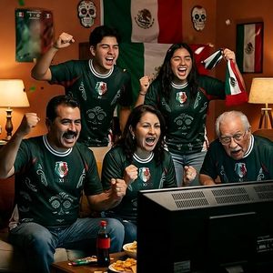 Mexico National Team Jersey Green <b>Red</b> White Moisture-Wicking Quick-Dry Durable Snag-Resistant High-Definition Print - Product Image 5