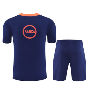 25 26 High Quality Wholesale Breathable Soccer Jersey Training Football Uniform Tracksuit Adult 100% Polyester - Product Image 1