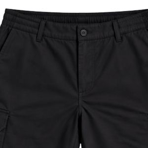 Shorts cargo noirs pour hommes, multi-poches, décontractés, utilitaires, à boutons, pour le travail en extérieur, légers, pour tous les jours, style streetwear - Product Image 2