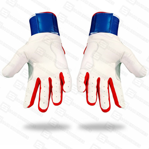 Professionnel 100% peau de vache Cabretta cuir Baseball Softball frappeur gants personnalisable léger droitier unisexe sport - Product Image 6