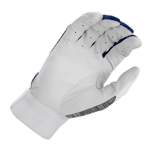 Guantes de Bateo de Béisbol/Sóftbol para Zurdos Harry Johnson de Alta Calidad, 100% Cuero, Cierre de Gancho y Bucle, Colores Personalizados, Diseño de Logotipo - Product Image 2